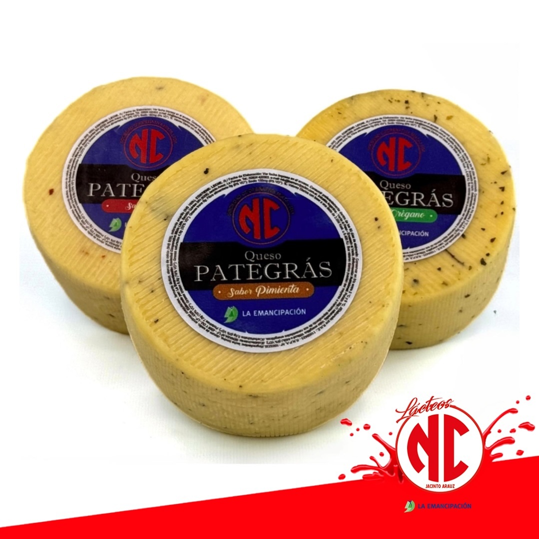 QUESO PATEGRAS C/PIMIENTA MINI PIEZA