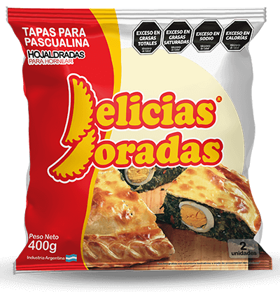 PASCUALINAS HOJALDRADA DELICIAS DORADAS X 400 GR