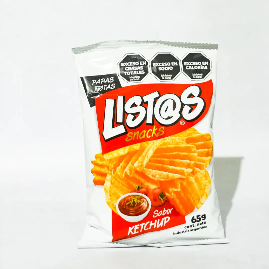 PAPAS FRITAS ONDULADAS KETCHUP