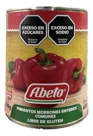 MORRONES S/PIEL ENTEROS X820 GRS ABETO