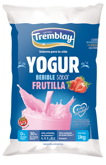 YOGUR TREMBLAY FRUTILLA