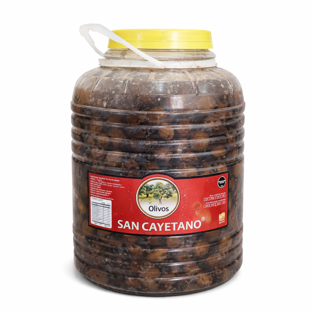 SAN CAYETANO ACEITUNAS NEGRA NATURAL GARRAFA 0