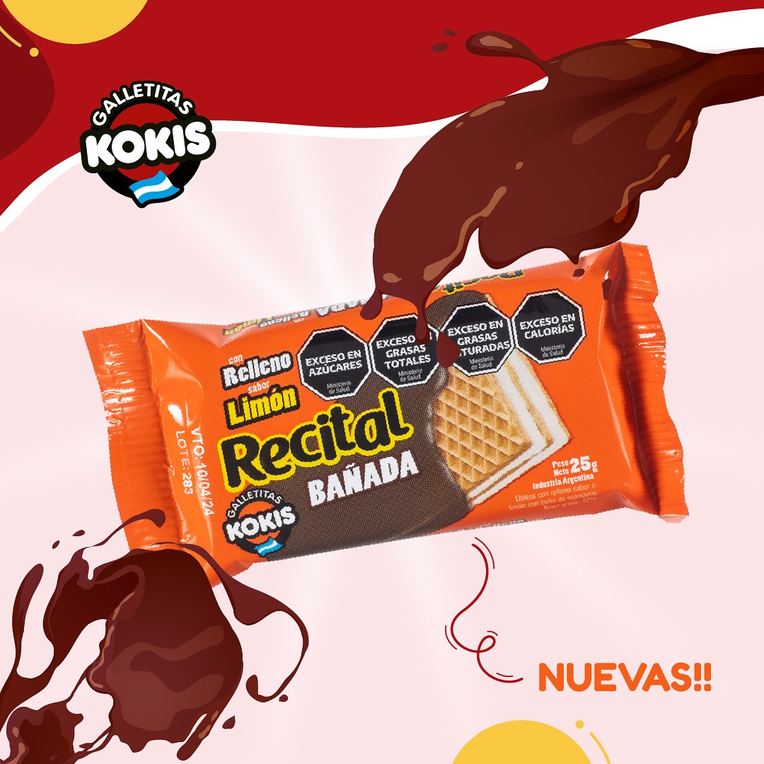 CAJA RECITAL BAÑADAS KOKIS X 28UNID