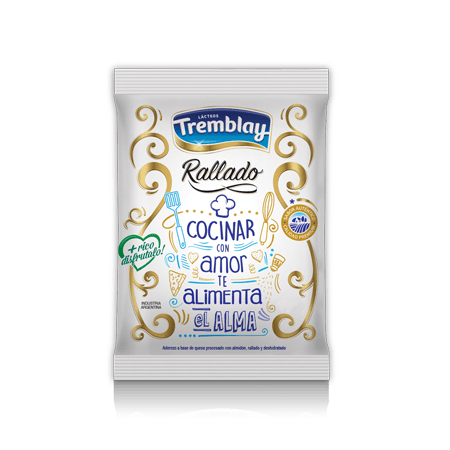 QUESO RALLADO TREMBLAY X40GRS DISP X 20 SOBRES