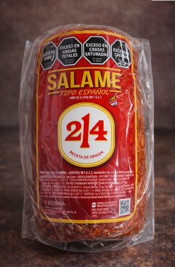 SALAME ESPAÑOL SIN TACC AL VACIO 214