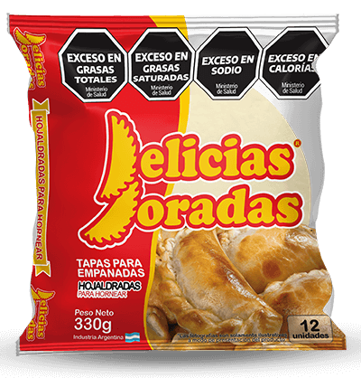 TAPAS PARA EMPANADAS HOJALDRADA DELICIAS DORADAS X 330 GR