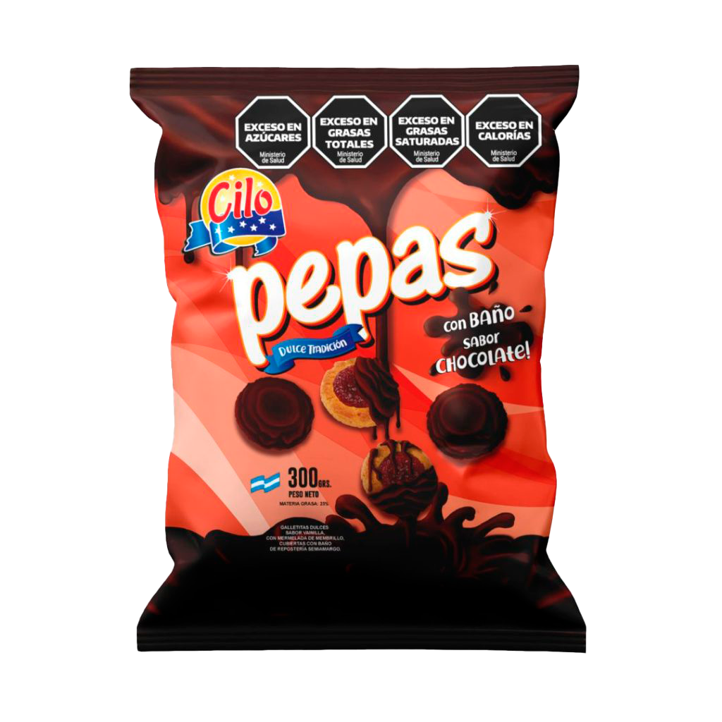 PEPAS BAÑADAS CILO X300GRS