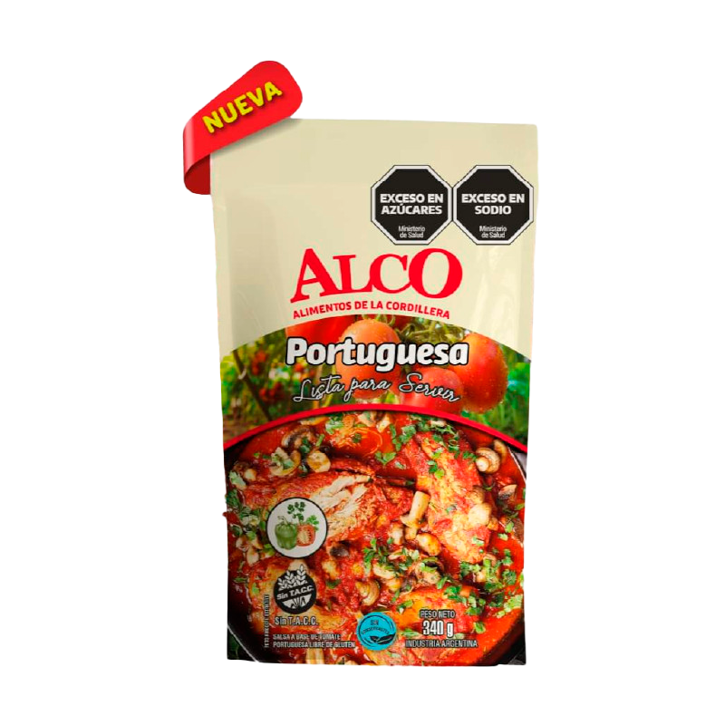 SALSA PORTUGUESA X340GRS ALCO